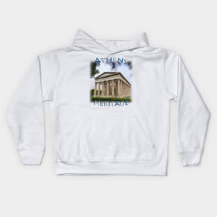 Athens Heritage - Temple of Hephaestus Kids Hoodie